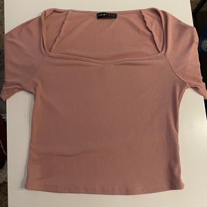 Basic square neck tee